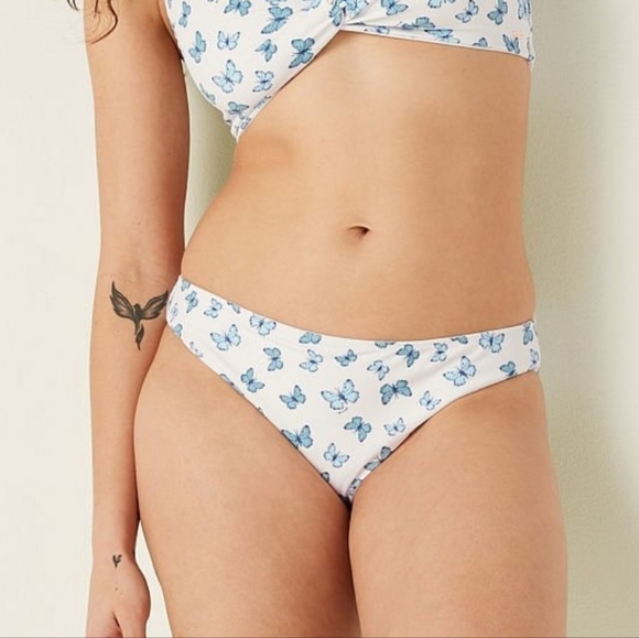 VS PINK REVERSIBLE MINI BIKINI BOTTOMS & WRAP TOP SET NWOT - Picture 8 of 12